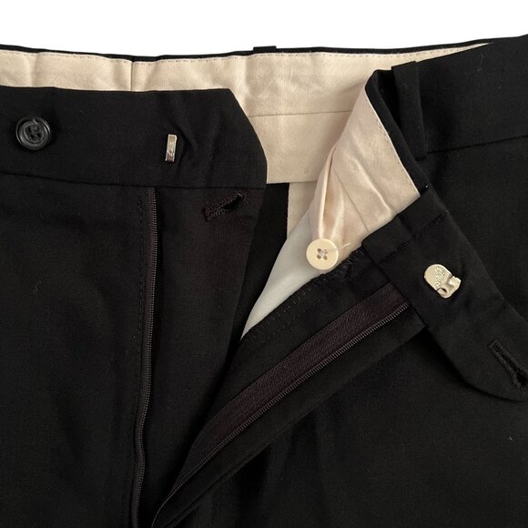 Vintage Cricketeer Virgin Wool Dress Pants Mens 34 Black Union Made - Picture 5 of 16